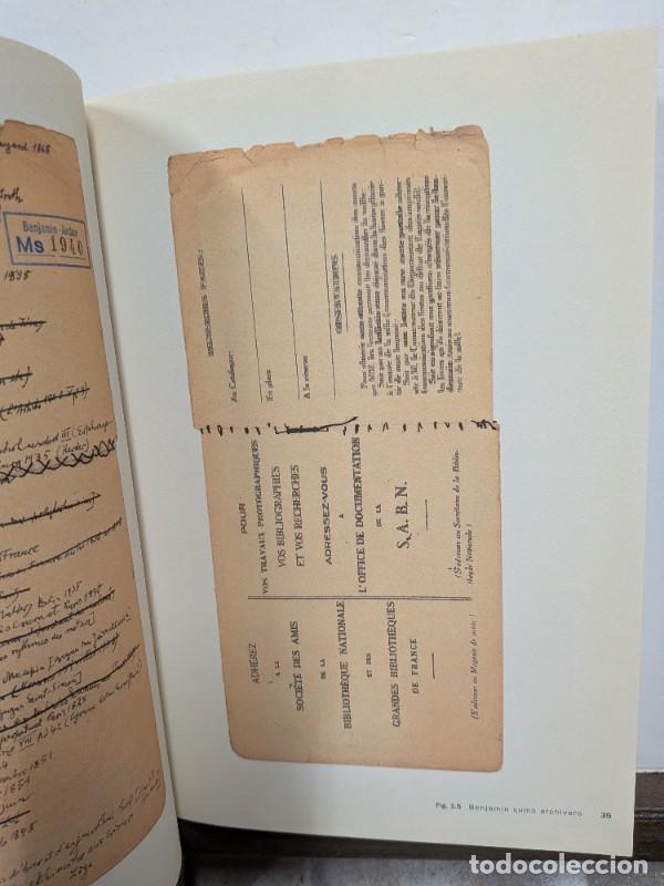 Libros de segunda mano: Archivos de Walter Benjamin: Edici&oacute;n del Walter Benjamin Archiv - C&eacute;sar Rendueles - - Foto 10