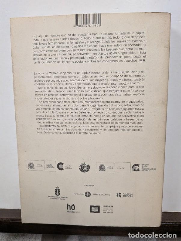 Libros de segunda mano: Archivos de Walter Benjamin: Edici&oacute;n del Walter Benjamin Archiv - C&eacute;sar Rendueles - - Foto 12