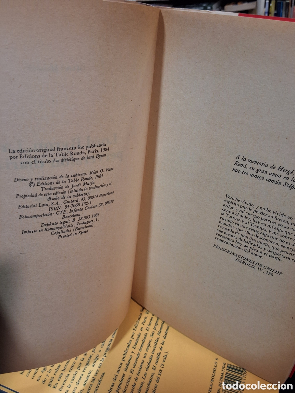 Libros de segunda mano: LORD BYRON. LA PERVERSI&Oacute;N DIARIA - ENV&Iacute;O DESDE 1&euro; - Foto 5