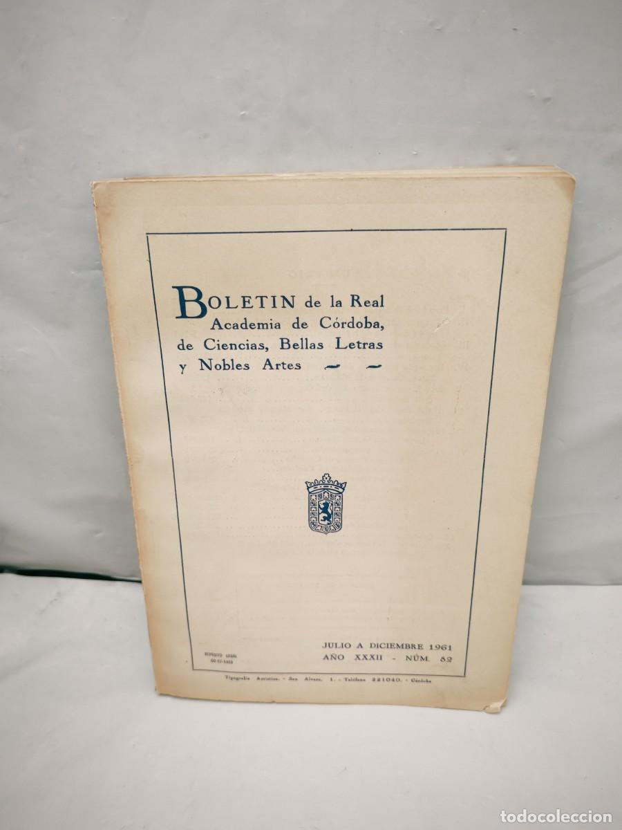 Livres d'occasion: Bolet&iacute;n de la Real Academia de C&oacute;rdoba, de Ciencias, Bellas Letras y Nobles Artes, A&ntilde;o XXXII, No. 82