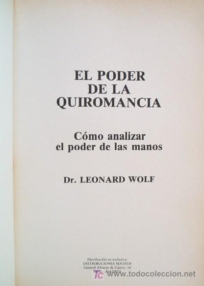 Libros de segunda mano: EL PODER DE LA QUIROMANCIA - Foto 2