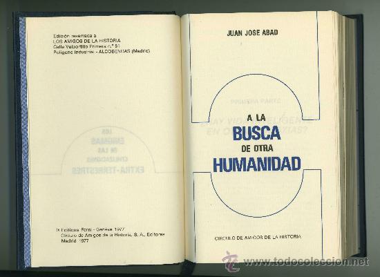 Libros de segunda mano: A LA BUSCA DE OTRA HUMANIDAD. - Foto 2