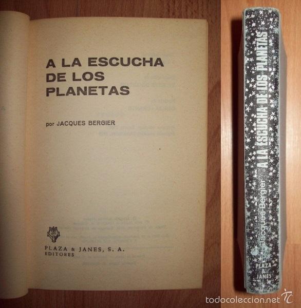 Libros de segunda mano: BERGIER, Klaus. A la escucha de los planetas - Foto 1