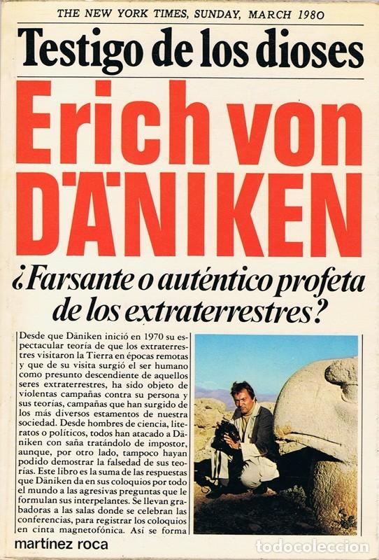 Libros de segunda mano: TESTIGO DE LOS DIOSES ERICH VON D&acute;A&acute;NIKEN - Foto 1