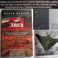 Libros de segunda mano: ÁREA 51 - LIBRO DAVID BENITO MISTERIO UFOLOGÍA ZONA MILITAR SECRETOS BASE OVNIS CONSPIRACIONES EEUU