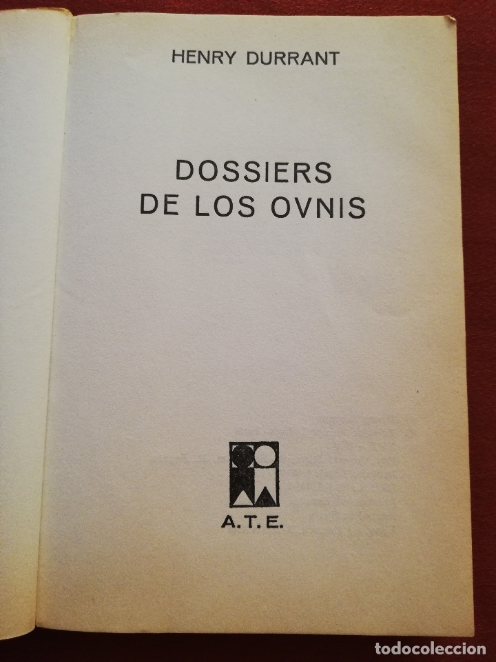 Libros de segunda mano: DOSSIERS DE LOS OVNIS (HENRY DURRANT) - Foto 2