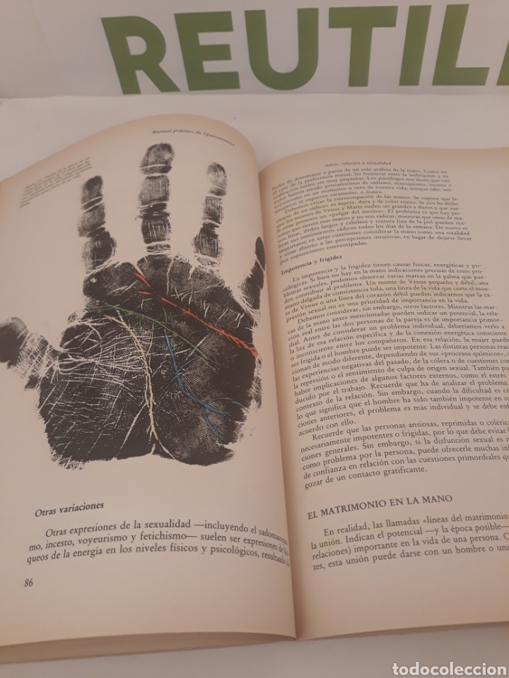Libros de segunda mano: Manual practico de quiromancia.Nathaniel altman.edaf. - Foto 8