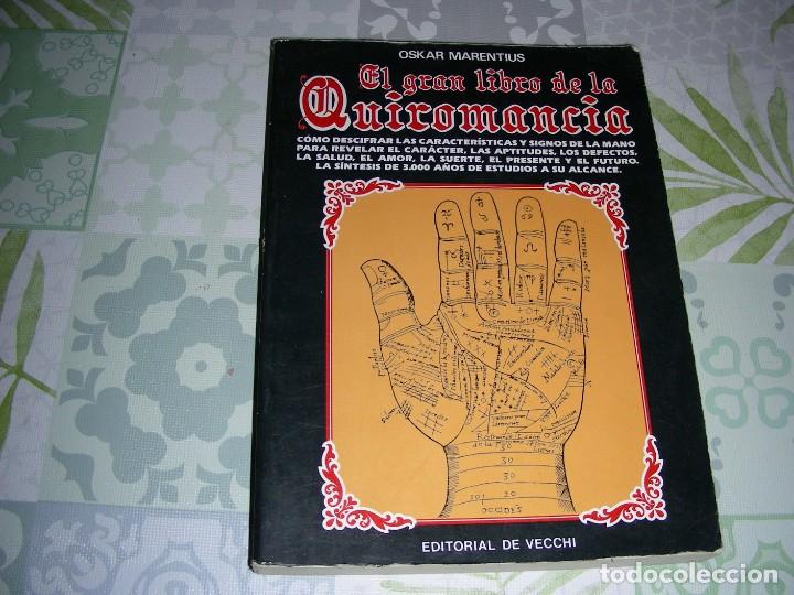 Libros de segunda mano: EL GRAN LIBRO DE LA QUIROMANCIA , OSKAR MARENTIUS - Foto 1
