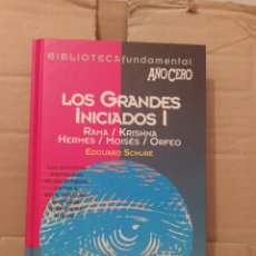 Libros de segunda mano: LOS GRANDES INICIADOS I EDOUARD CHURE. BIBLIOTECA FUNDAMENTAL AÑO CERO ENVIO CERTIFICDAO INCLUIDO. Lote 218945390