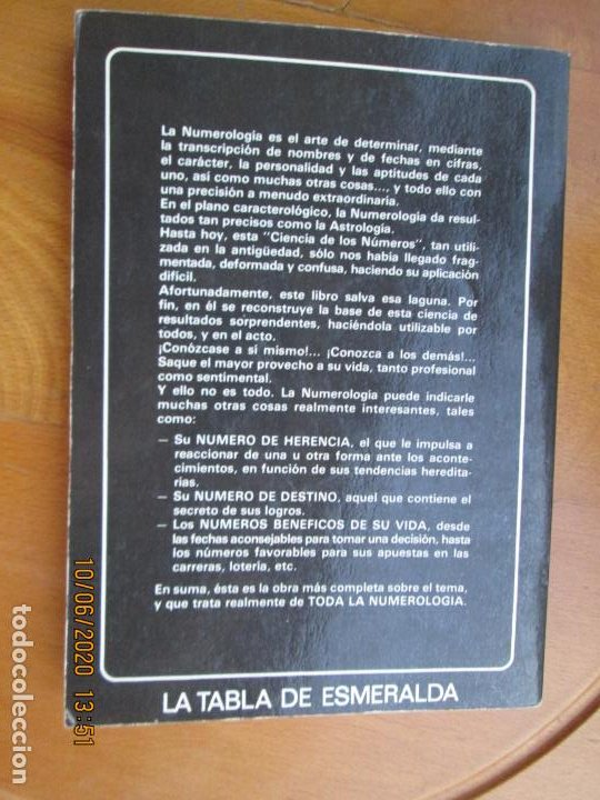 Libros de segunda mano: TODA LA NUMEROLOGIA - JEAN- POL- DE KERSAINT- LA TABLA ESMERALDA -1984 EDAF - Foto 2 - 221715202