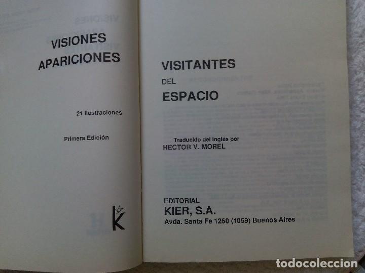 Libros de segunda mano: VISIONES, APARICIONES, VISITANTES DEL ESPACIO / HILARY EVANS - Foto 4