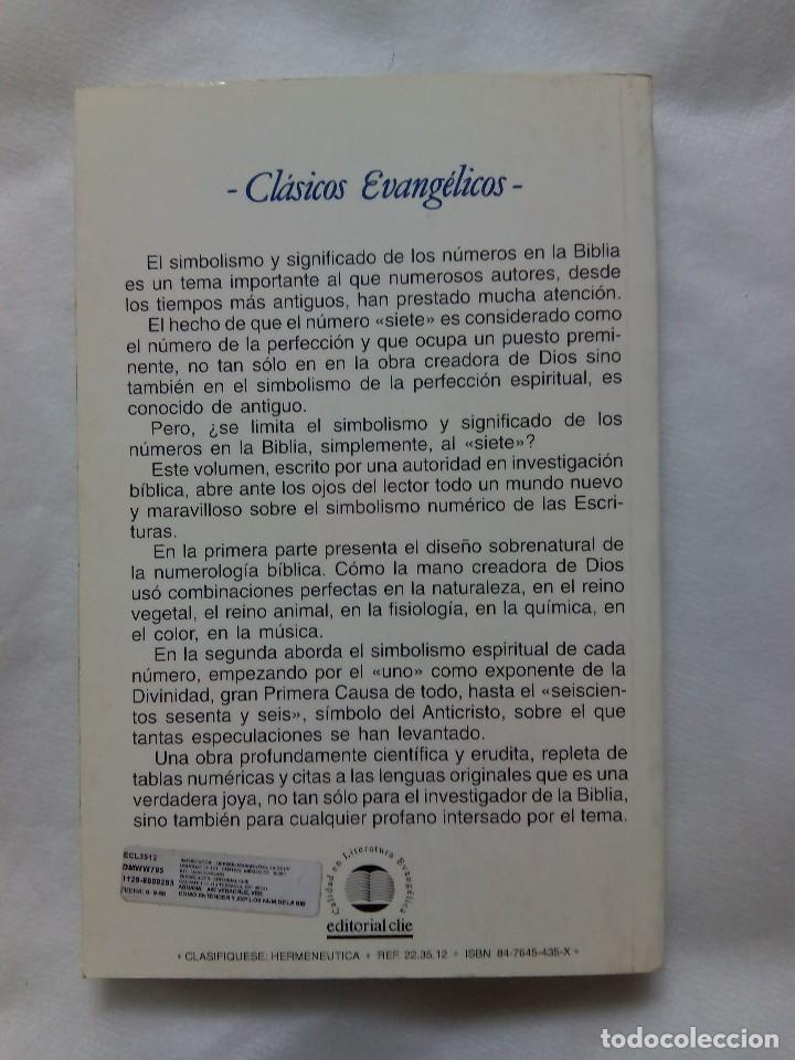 Libros de segunda mano: COMO ENTENDER Y EXPLICAR LOS N&Uacute;MEROS DE LA BIBLIA / E.W. BULLINGER - Foto 2