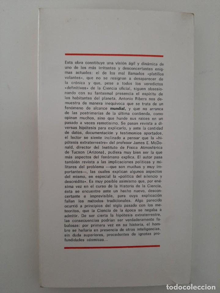 Libros de segunda mano: PROCESO A LOS OVNIS. ANTONIO RIBERA. DOPESA. 1969 - Foto 2