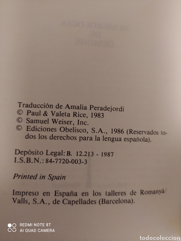 Libros de segunda mano: NUMEROLOG&Iacute;A DE GEMINIS - Foto 3