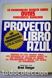 Libros de segunda mano: proyecto libro azul Brad Steiger -ovni ufo - - Foto 1