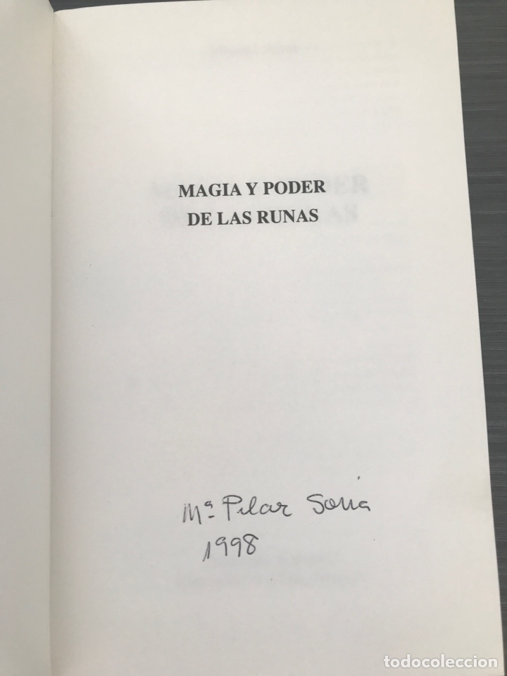 Libros de segunda mano: MAGIA Y PODER DE LAS RUNAS - MICHEL AITOR- ed. KARMA 7 - Foto 2