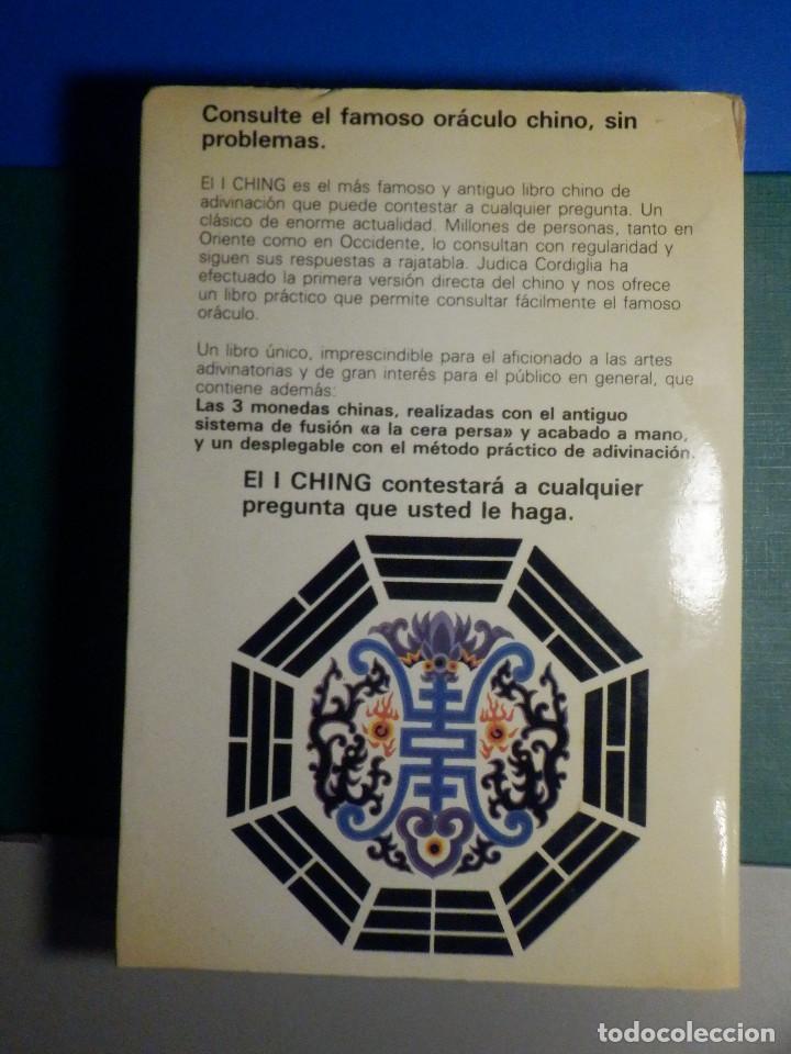 Libros de segunda mano: I Ching - El Libro del oráculo Chino - Judica Cordiglia - Martinez Roca - Tablero + 3 monedas - Foto 3 - 268958574