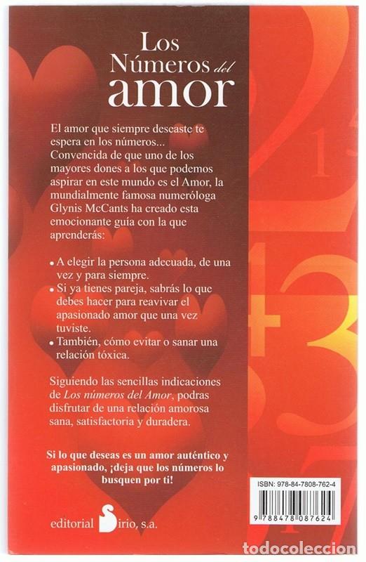 Libros de segunda mano: LOS N&Uacute;MEROS DEL AMOR GLYNIS MCCANTS - Foto 2