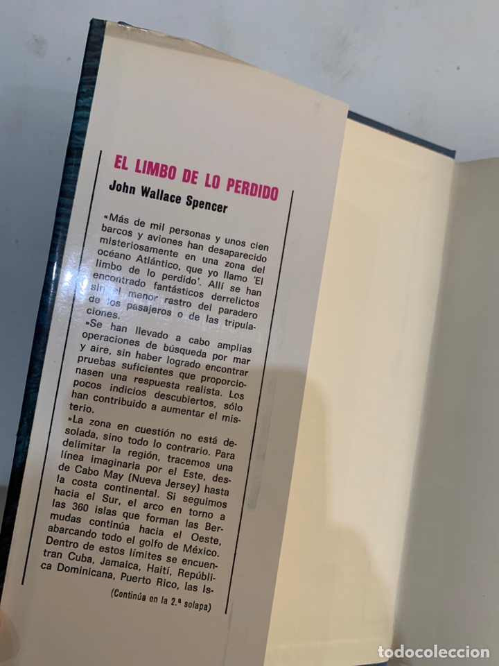 Libros de segunda mano: Libro el limbo de lo perdido de John Wallace Spencer el tri&aacute;ngulo de las Bermudas de 1977 - Foto 2