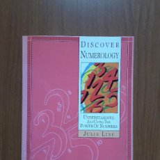 Libros de segunda mano: DISCOVER NUMEROLOGY. JULIA LINE. STERLING PUBLISHING. NUMEROLOGÍA.. Lote 307138398