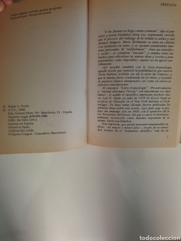 Libros de segunda mano: LAS HUELLAS DE LOS DIOSES. WALTER A. FUCHS E.D ATE - Foto 3