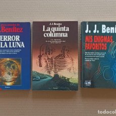 Libros de segunda mano: TRES LIBROS DE J.J. BENÍTEZ TERROR EN LA LUNA. Lote 323322943