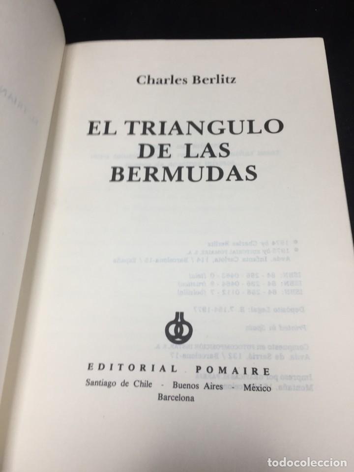 Libros de segunda mano: EL TRIANGULO DE LAS BERMUDAS. CHARLES BERLITZ. Pomaire 1977 - Foto 3