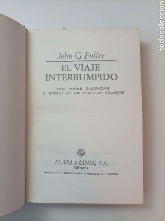 Libros de segunda mano: El viaje interrumpido / John G Fuller - Foto 2