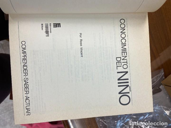 Libros de segunda mano: CONOCIMIENTO DEL NI&Ntilde;O. ROSE VINCENT - Foto 1