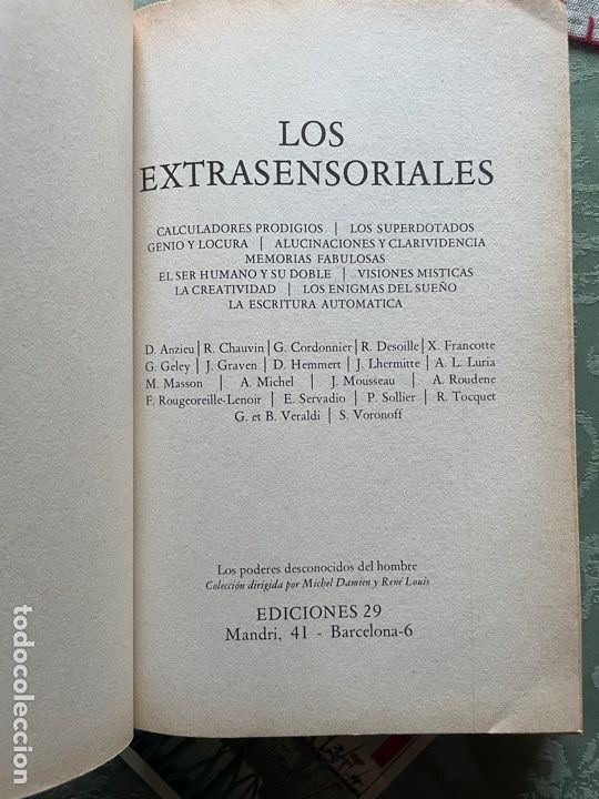 Libros de segunda mano: Los extrasensoriales (ediciones 29) - Foto 4