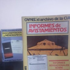 Libros de segunda mano: OVNIS: EL ARCHIVO DE LA CIA. INFORMES DE AVISTAMIENTOS. ANDRAS FABER KAISER. DOCUMENTOS SECRETOS UFO