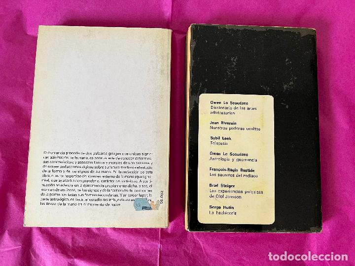 Libros de segunda mano: 2 LIBROS DE CARTOMANCIA Y QUIROMANCIA - Foto 3