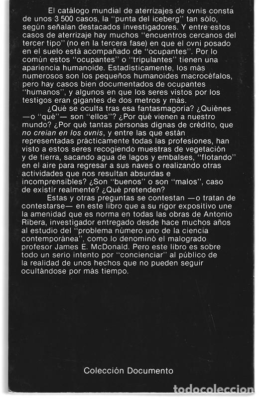 Libros de segunda mano: ENCUENTROS CON HUMANOIDES ANTONIO RIBERA - Foto 2