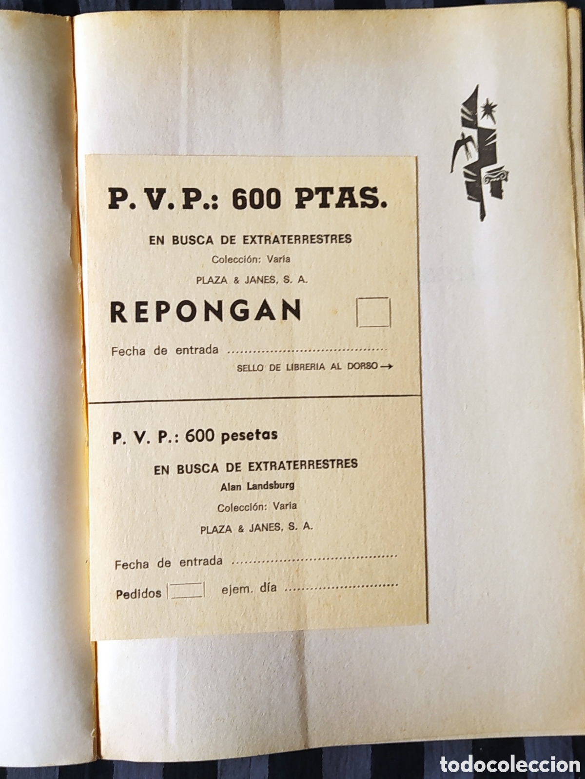 Libros de segunda mano: LIBRO EN BUSCA DE EXTRATERRESTRE 1981 - Foto 2