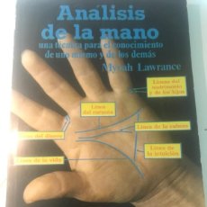 Libros de segunda mano: LIBRO. ANÁLISIS DE LA MANO. MYRAH LAWRANCE. ED DIANA, 1978. QUIROMANCIA
