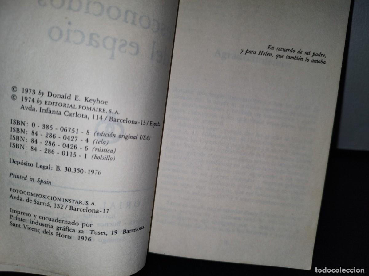 Libros de segunda mano: 56- LOS DESCONOCIDOS DEL ESPACIO - MAYOR DONALD E. KEYHOE - 1976 - Foto 5
