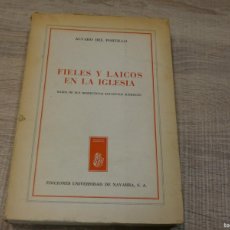 Libros de segunda mano: ARKANSAS OCULTISMO LIBRO FIELES Y LAICOS EN LA IGLESIA UNIVERSIDAD NAVARRA 1969