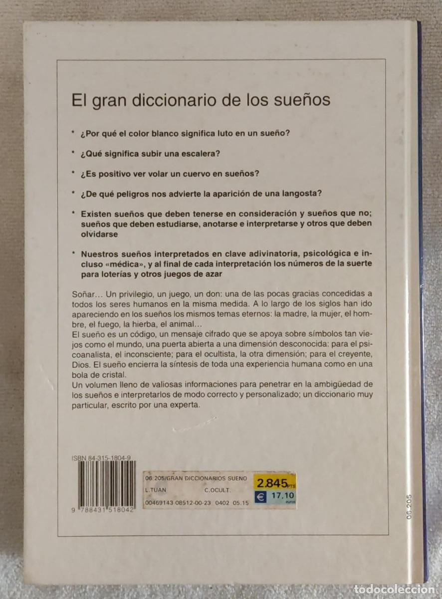 Libros de segunda mano: EL GRAN DICCIONARI DE LOS SUE&Ntilde;OS. - Foto 3