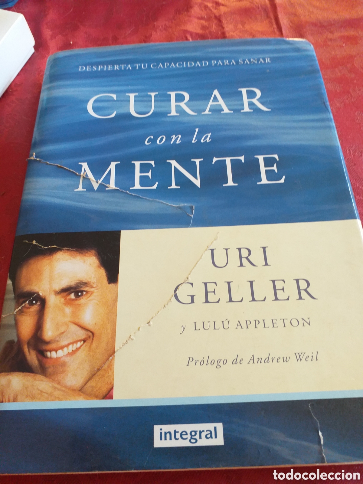 Libros de segunda mano: Curar con la mente Uri Geller - Foto 1