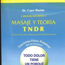 Libros de segunda mano: MASAJE Y TEORIA TNDR. Lote 401659099