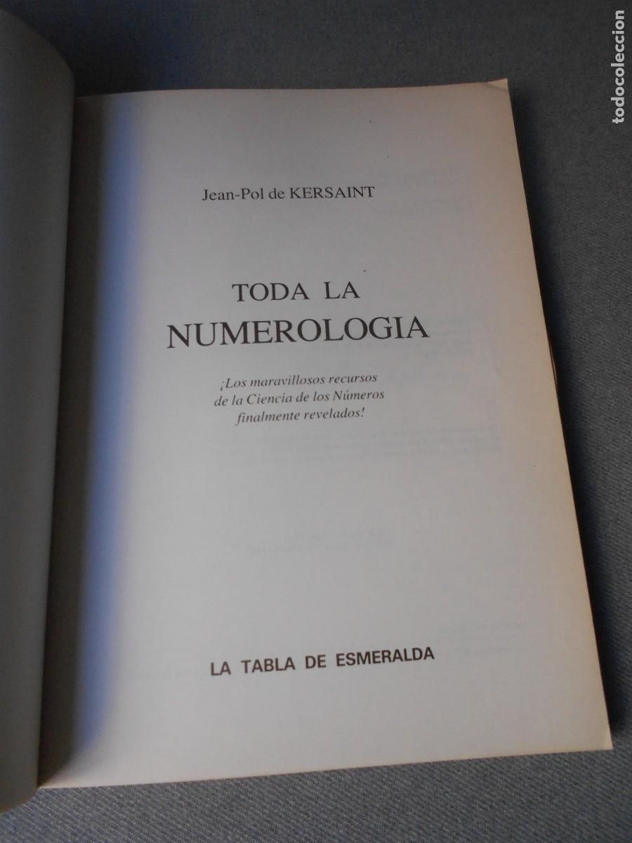 Libros de segunda mano: TODA LA NUMEROLOGIA - Foto 2