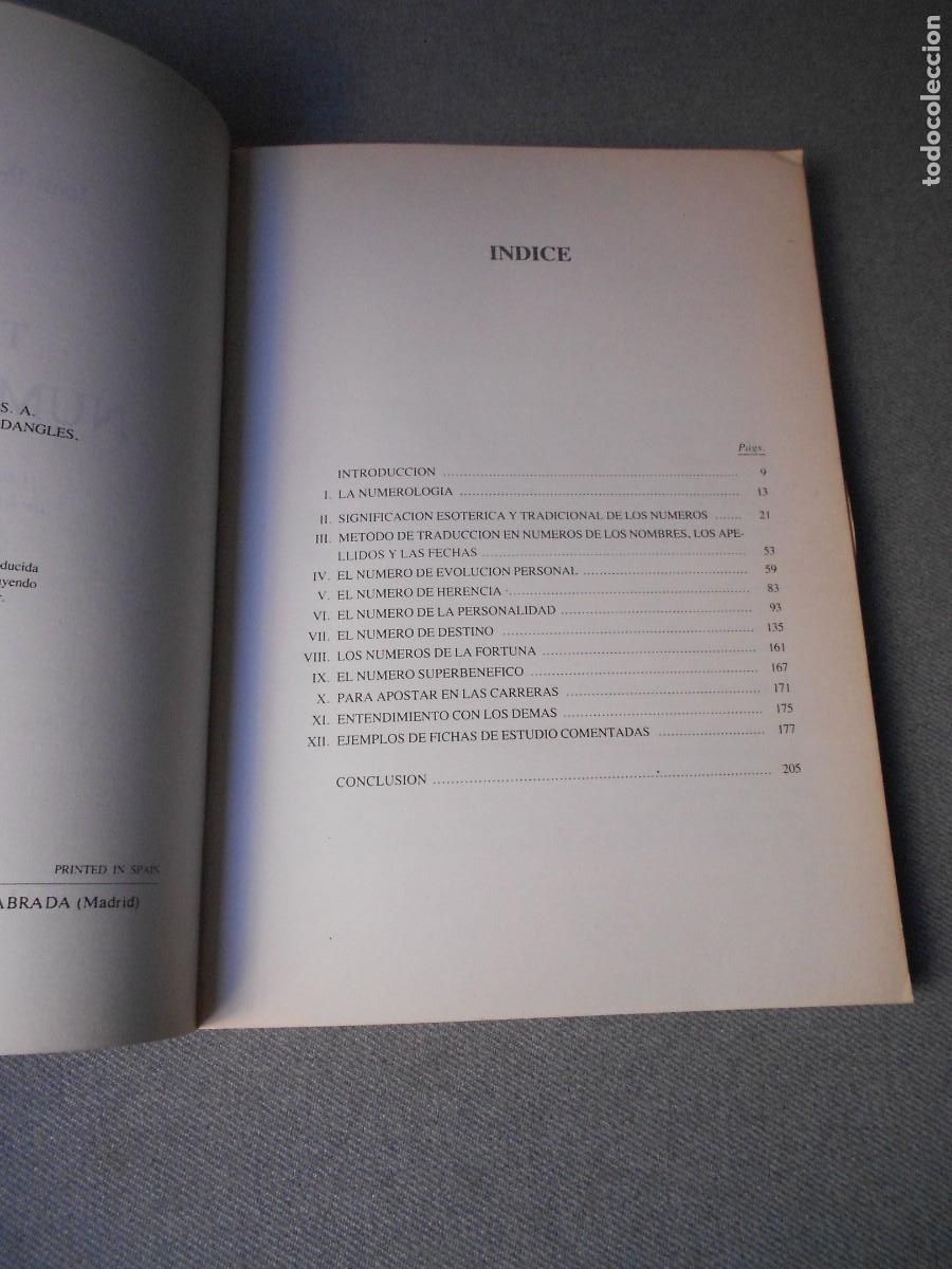 Libros de segunda mano: TODA LA NUMEROLOGIA - Foto 3