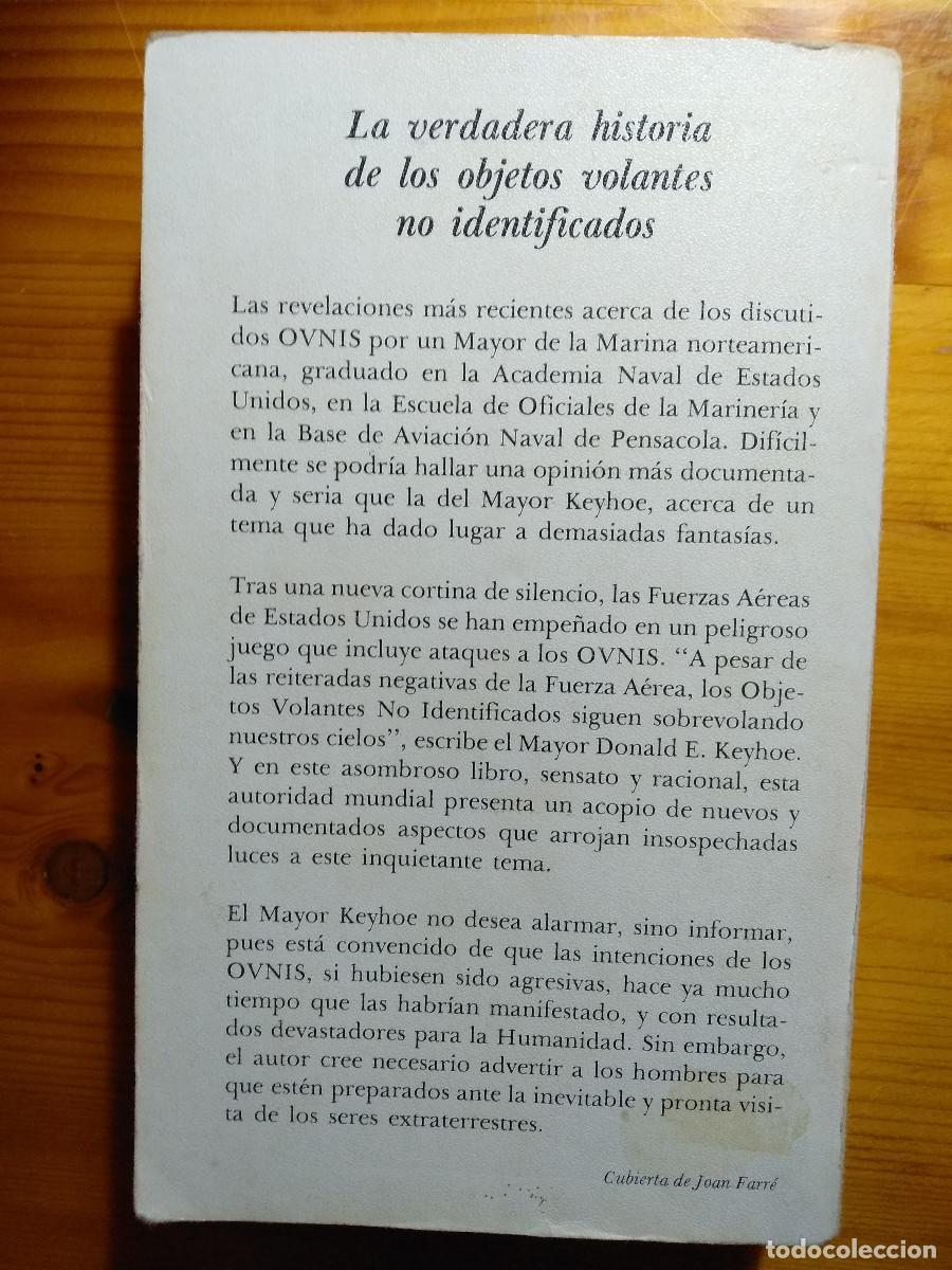Libros de segunda mano: LOS DESCONOCIDOS DEL ESPACIO, Donald E.Keyhoe - Foto 2