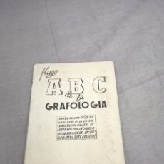 Libros de segunda mano: INTERESANTE LIBRITO.A B C DE LA GRAFOLOGÍA,AÑO 1943