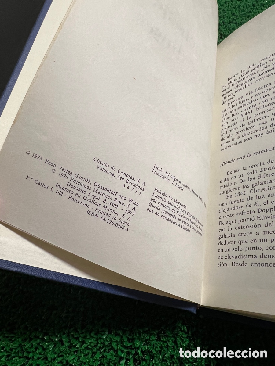 Libros de segunda mano: El mensaje de los dioses - Von D&auml;niken - Foto 4