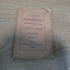 Libros de segunda mano: ARKANSAS 1980 LIBRO ESTADO DECENTE LIBRILLO ANALES DE LA OBRA E LA SANTA INFANCIA NUM 2 1865