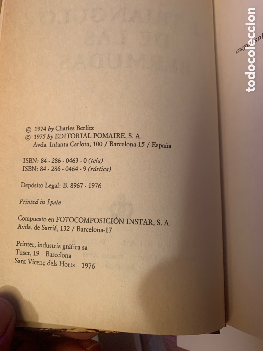 Libros de segunda mano: Berlitz el triangulo de las bermudas - Foto 2