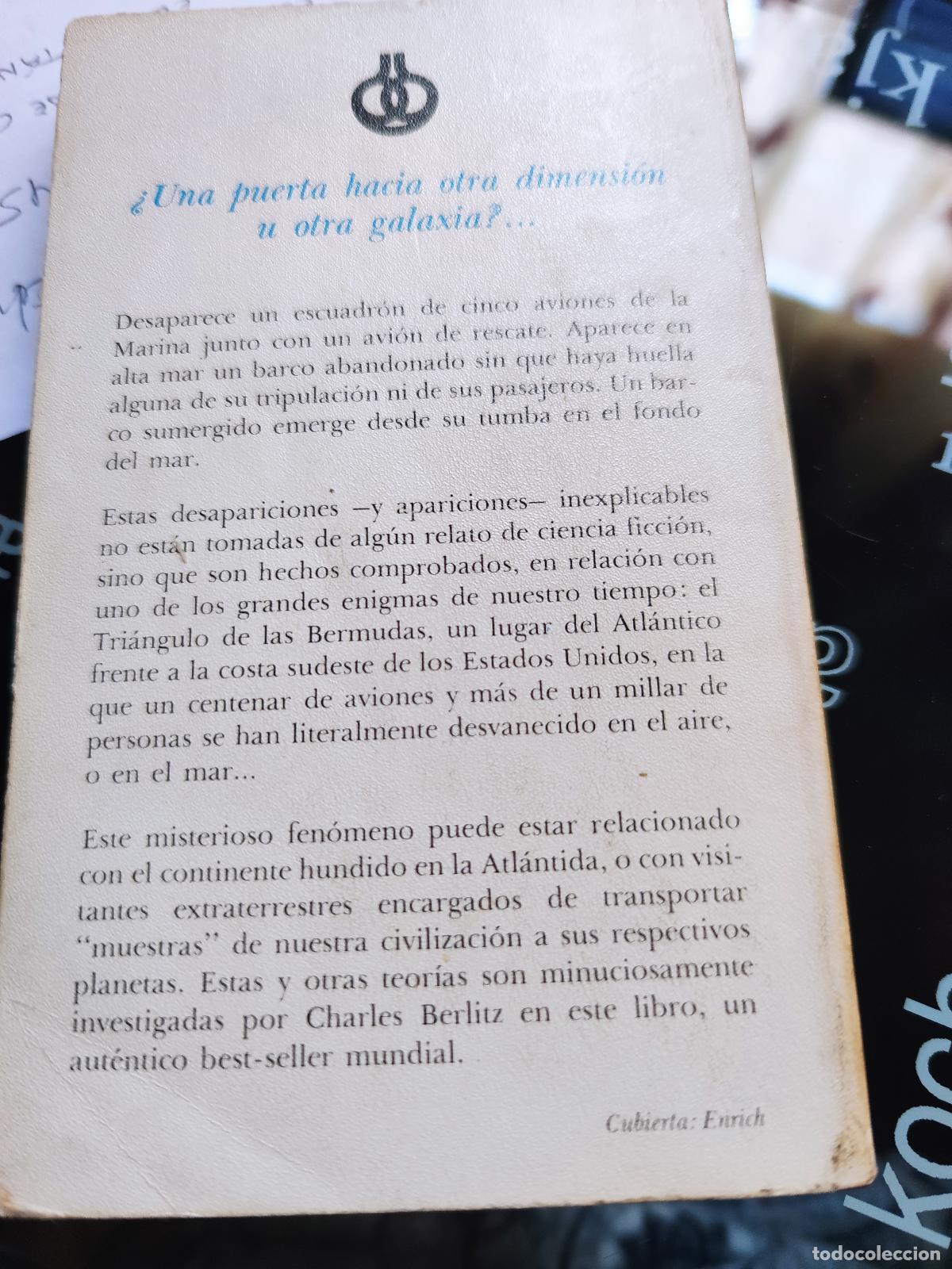 Libros de segunda mano: Libro El triangulo de las Bermudas de Charles Berlitz. - Foto 4