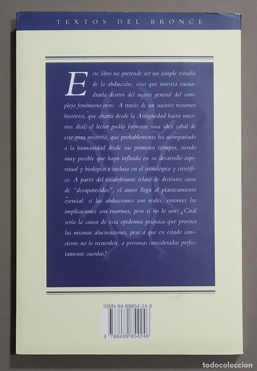 Libros de segunda mano: Abducci&oacute;n. Antonio Ribera. Ediciones del Bronce. 1&ordf; edici&oacute;n! 1998. Como nuevo! - Foto 2