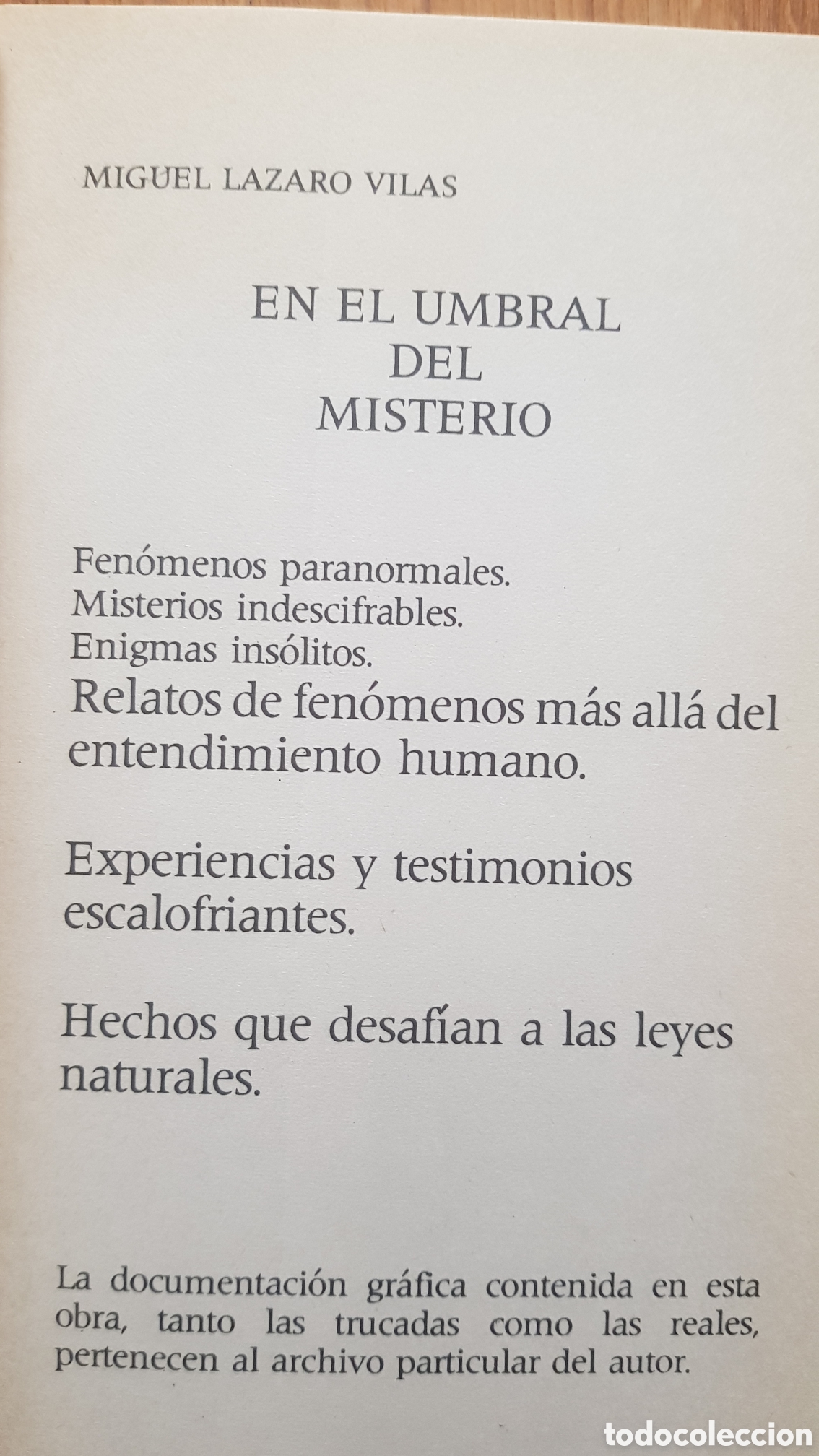 Libros de segunda mano: En el umbral del misterio - Foto 4